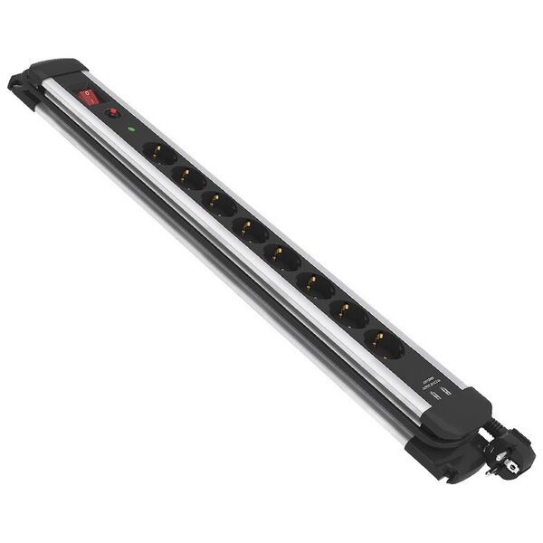 ΠΟΛΥΠΡΙΖΟ PRO ΜΕ ΠΡΟΣΤΑΣΙΑ 8 ΘΕΣΕΩΝ+2χUSB 1.5m 607058 έως 12 άτοκες δόσεις