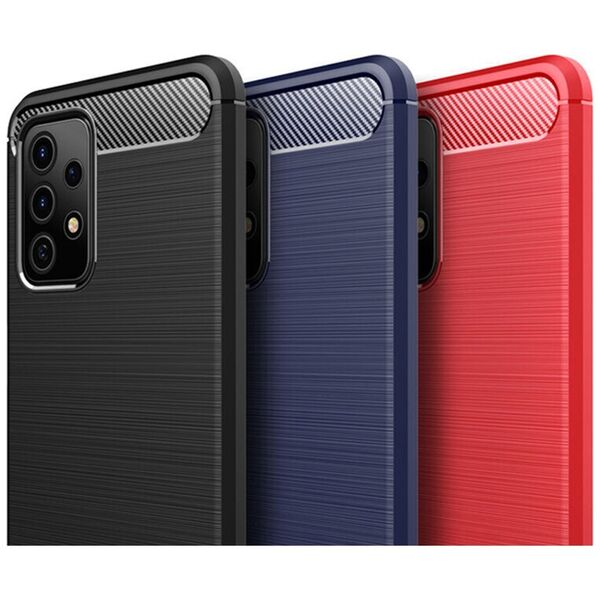 Techsuit Husa pentru Samsung Galaxy A32 5G - Techsuit Carbon Silicone - Black 5949419055292 έως 12 άτοκες Δόσεις