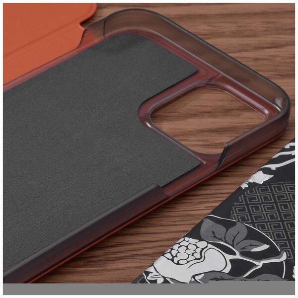Techsuit Husa pentru iPhone 12 Pro Max - Techsuit eFold Series - Orange 5949419052918 έως 12 άτοκες Δόσεις