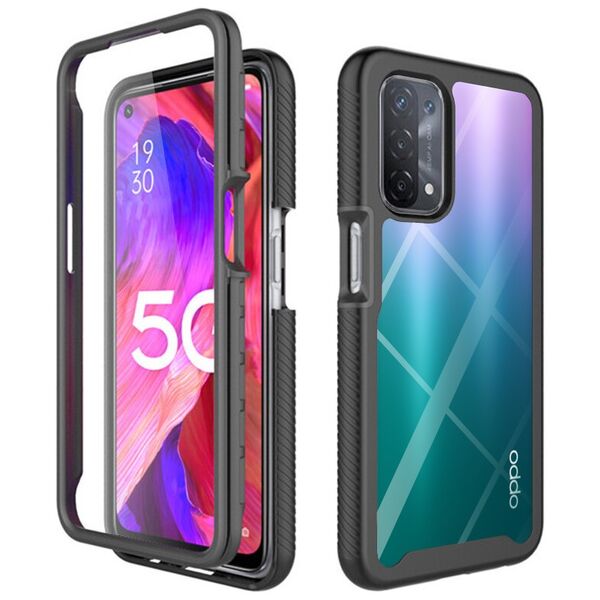 Techsuit Husa pentru Oppo A54 5G / A74 5G / OnePlus Nord N200 5G + Folie - Techsuit Defense360 Pro - Black 5949419042339 έως 12 άτοκες Δόσεις