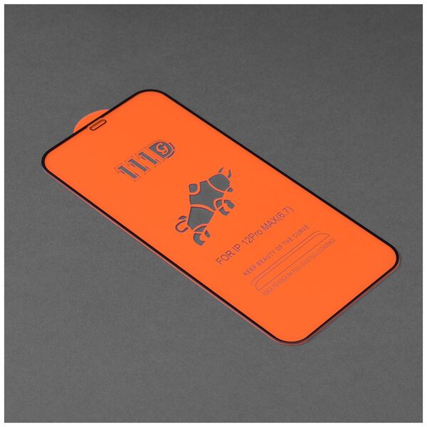 Techsuit Folie pentru iPhone 12 Pro Max - Techsuit 111D Full Cover / Full Glue Glass - Black 5949419042155 έως 12 άτοκες Δόσεις