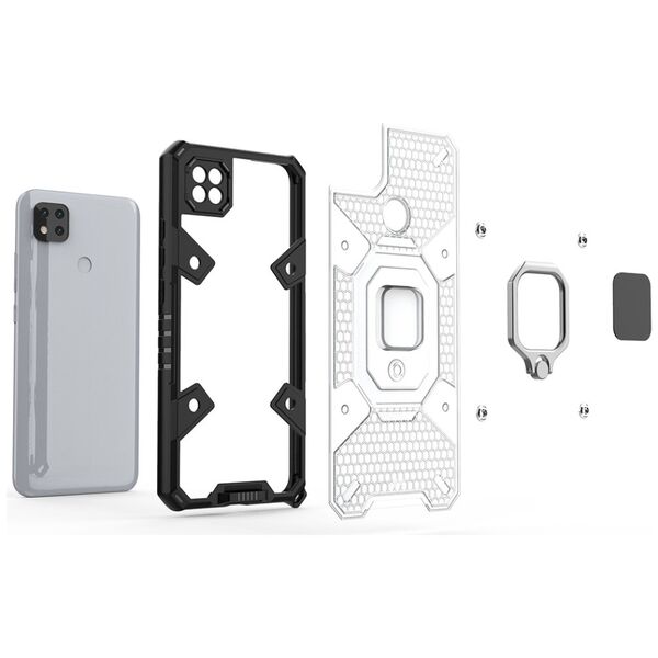 Techsuit Husa pentru Xiaomi Redmi 9C / Redmi 9C NFC - Techsuit Honeycomb Armor - Rose-Violet 5949419034082 έως 12 άτοκες Δόσεις
