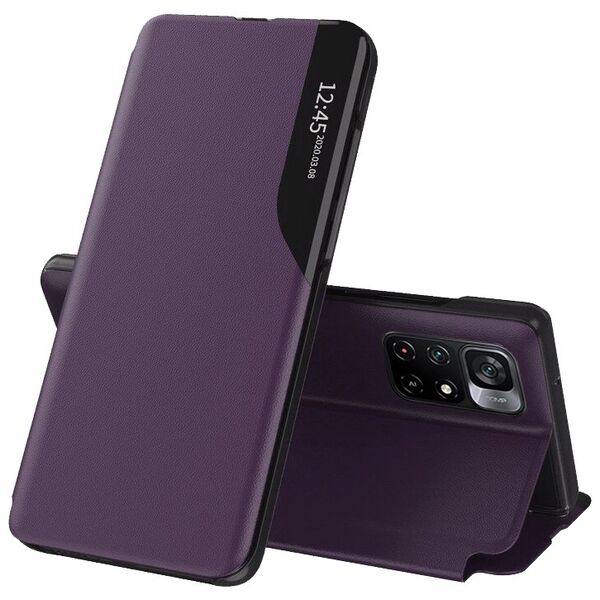 Techsuit Husa pentru Xiaomi Poco M4 Pro 5G - Techsuit eFold Series - Purple 5949419026605 έως 12 άτοκες Δόσεις