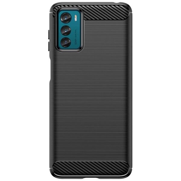 Techsuit Husa pentru Motorola Moto G42 - Techsuit Carbon Silicone - Black 5949419018112 έως 12 άτοκες Δόσεις