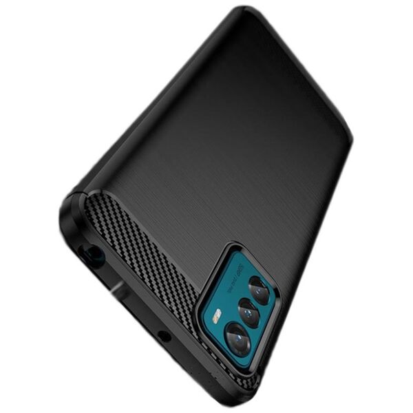 Techsuit Husa pentru Motorola Moto G42 - Techsuit Carbon Silicone - Black 5949419018112 έως 12 άτοκες Δόσεις