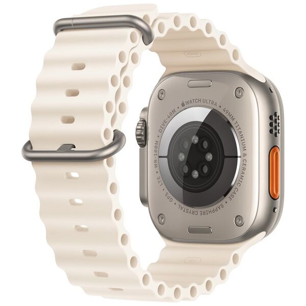 Techsuit Curea pentru Apple Watch 1/2/3/4/5/6/7/8/SE/SE 2/Ultra (42/44/45/49mm) - Techsuit Watchband (W038) - White 5949419015432 έως 12 άτοκες Δόσεις