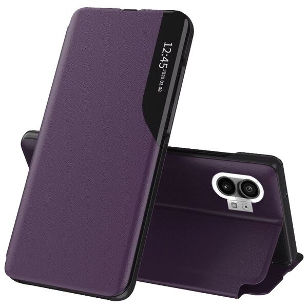Techsuit Husa pentru Nothing Phone (1) - Techsuit eFold Series - Purple 5949419014909 έως 12 άτοκες Δόσεις