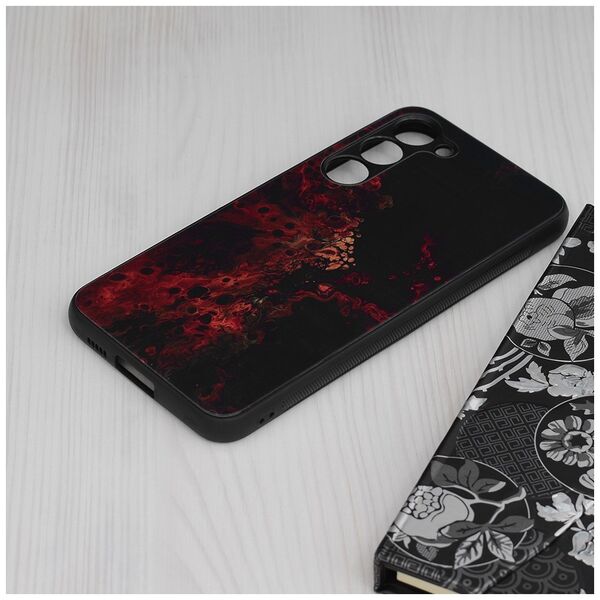 Techsuit Husa pentru Samsung Galaxy S23 Plus - Techsuit Glaze Series - Red Nebula 5949419013711 έως 12 άτοκες Δόσεις