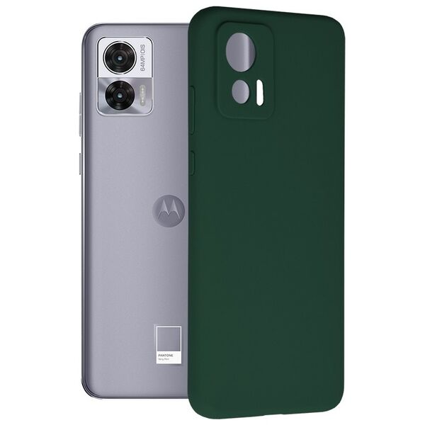 Techsuit Husa pentru Motorola Edge 30 Neo - Techsuit Soft Edge Silicone - Dark Green 5949419012981 έως 12 άτοκες Δόσεις