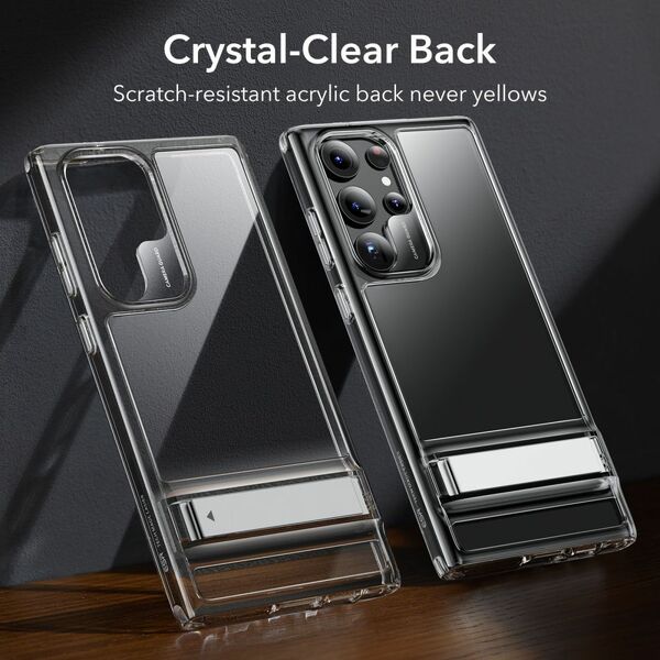 ESR Husa pentru Samsung Galaxy S23 Ultra - ESR Air Shield Boost Kickstand - Clear 4894240175873 έως 12 άτοκες Δόσεις