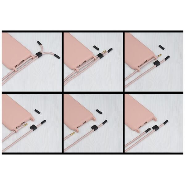 Techsuit Husa pentru Xiaomi Redmi Note 12 5G / Poco X5 - Techsuit Crossbody Lanyard - Pink 5949419004610 έως 12 άτοκες Δόσεις