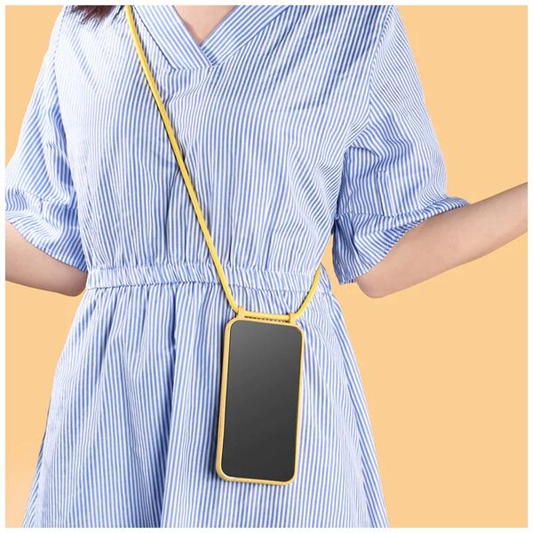 Techsuit Husa pentru Xiaomi Redmi Note 12 5G / Poco X5 - Techsuit Crossbody Lanyard - Pink 5949419004610 έως 12 άτοκες Δόσεις