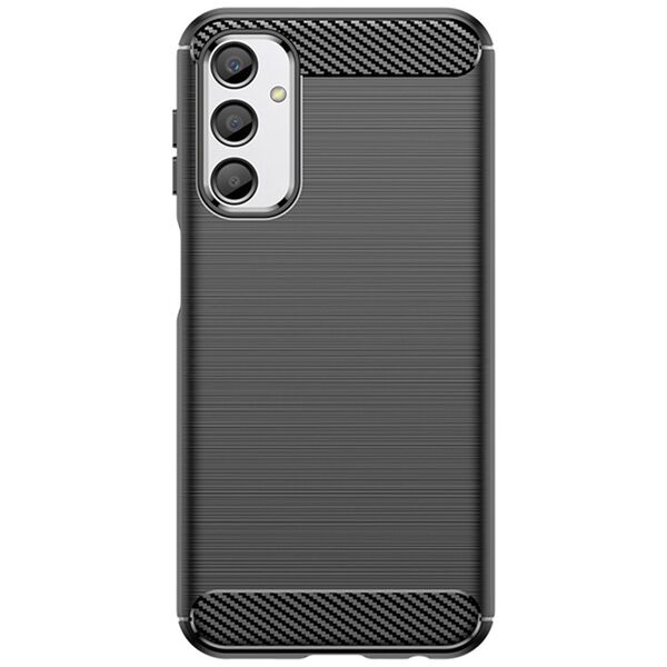 Techsuit Husa pentru Samsung Galaxy A24 - Techsuit Carbon Silicone - Black 5949419003750 έως 12 άτοκες Δόσεις