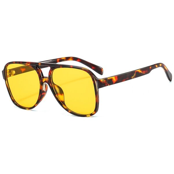Techsuit Ochelari de Soare - Techsuit Polarised PC (98061) - Leopard / Yellow 5949419000384 έως 12 άτοκες Δόσεις