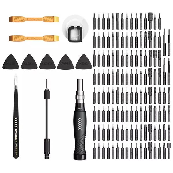Precision screwdriver set Jakemy JM-8131-A, 145in1, S2, CR-V, Black - 17638 έως 12 άτοκες Δόσεις