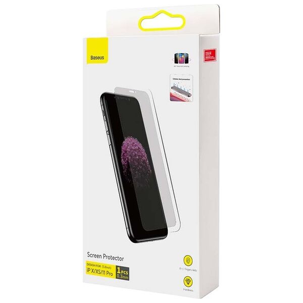 Baseus Baseus 0.3mm Screen Protector (1pcs pack) for iPhone X/XS/11 Pro 5.8inch 032363 έως και 12 άτοκες δόσεις