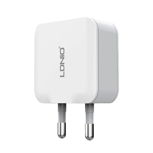 LDNIO Wall charger  LDNIO A2201 2USB +  Lightning cable 042566 έως και 12 άτοκες δόσεις