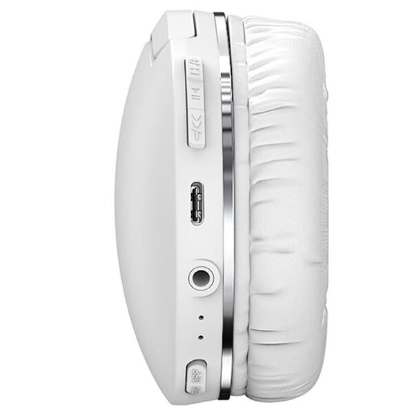 Baseus Casti Bluetooth Wireless Noise Reduction - Baseus Encok D02 Pro (NGTD010302) - White 6932172611699 έως 12 άτοκες Δόσεις