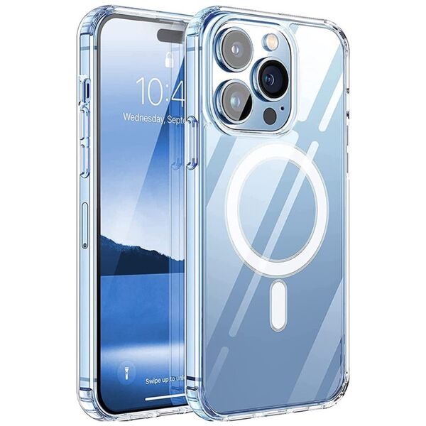 Techsuit Husa pentru iPhone 15 Pro Max - Techsuit MagSafe Pro - Transparent 5949419066748 έως 12 άτοκες Δόσεις