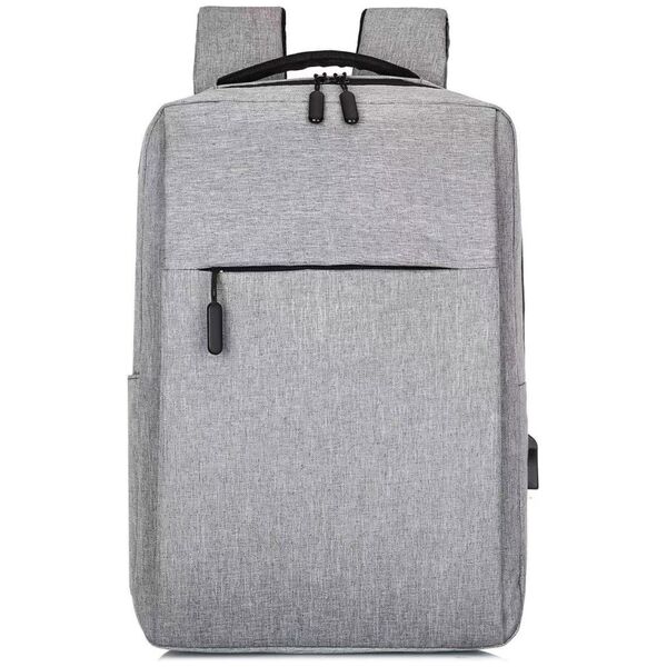Laptop backpack No brand BP-02, 15.6", Γκρί - 45286 έως 12 άτοκες Δόσεις