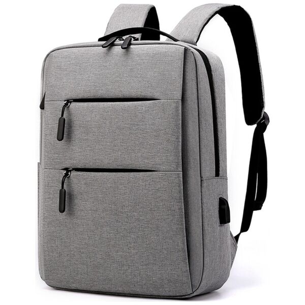 Laptop backpack No brand BP-03, 15.6", Γκρί - 45289 έως 12 άτοκες Δόσεις