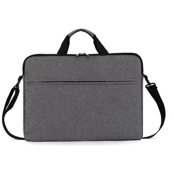 Laptop bag No brand LP-09, 15.6", Γκρί - 45319 έως 12 άτοκες Δόσεις