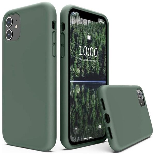 Techsuit Husa pentru Huawei nova 11i - Techsuit Soft Edge Silicone - Dark Green 5949419064850 έως 12 άτοκες Δόσεις