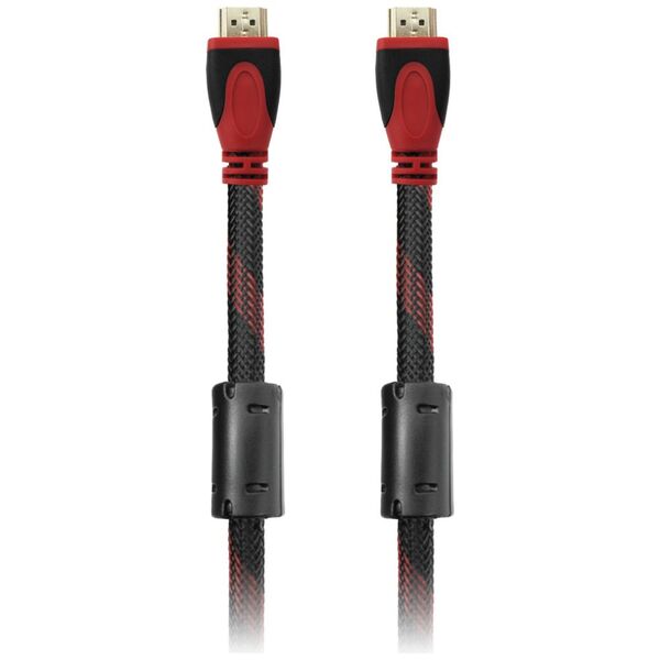 Καλώδιο, DeTech, HDMI - HDMI M / M, 25m, πλεγμένο, Με φερρίτη - 18312