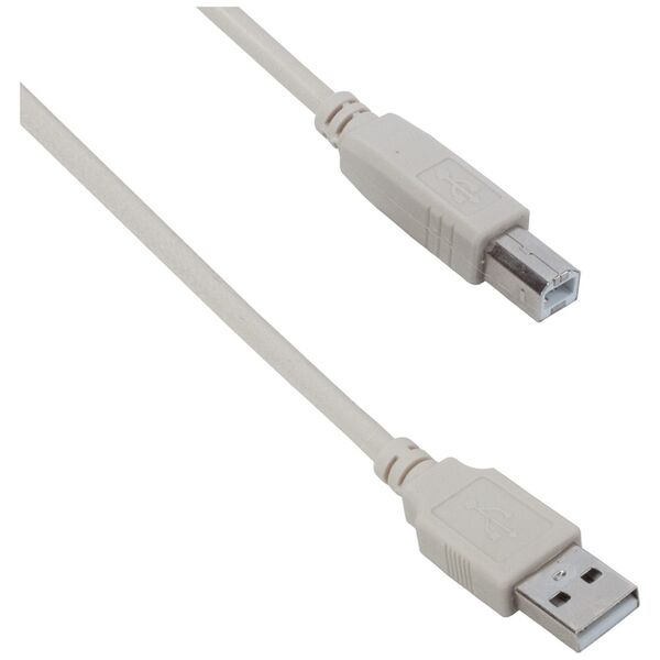 Καλώδιο Εκτυπωτή USB A σε USB B, 5m, DeTech, High Quality - 18040