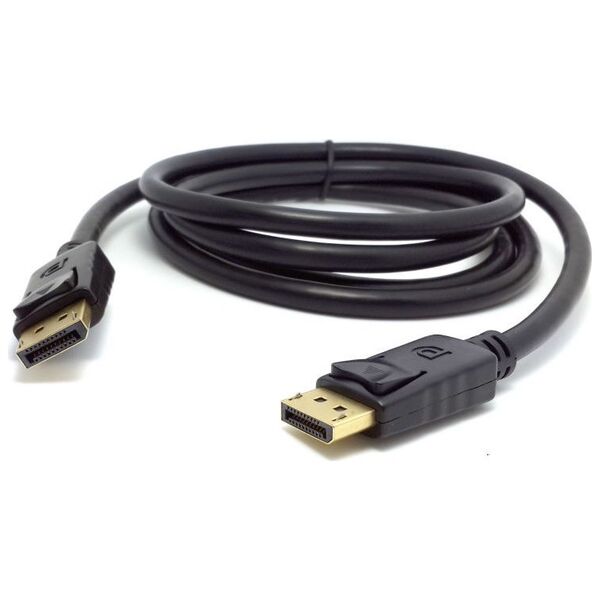 Καλώδιο DeTech DP 14+1 cooper, 5m, Μαύρο - 18272