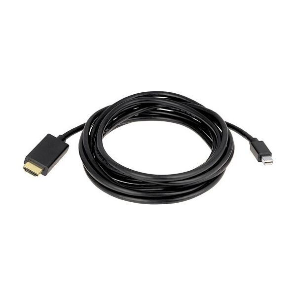 Καλώδιο DeTech Mini DP σε HDMI 14+1 cooper, 3m, Μαύρο - 18280