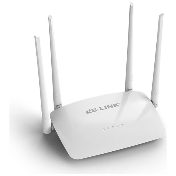 Wireless router LB-LINK BL-WR450H, 300Mbps, 4 Antennas, White - 19053