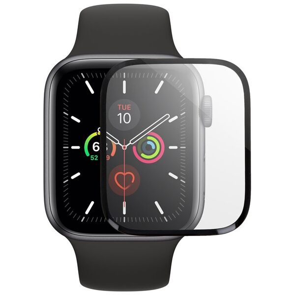 Tempered glass DeTech, για Apple Watch, 41mm, 3D Full Glue, 0.3mm, Μαυρο - 52715