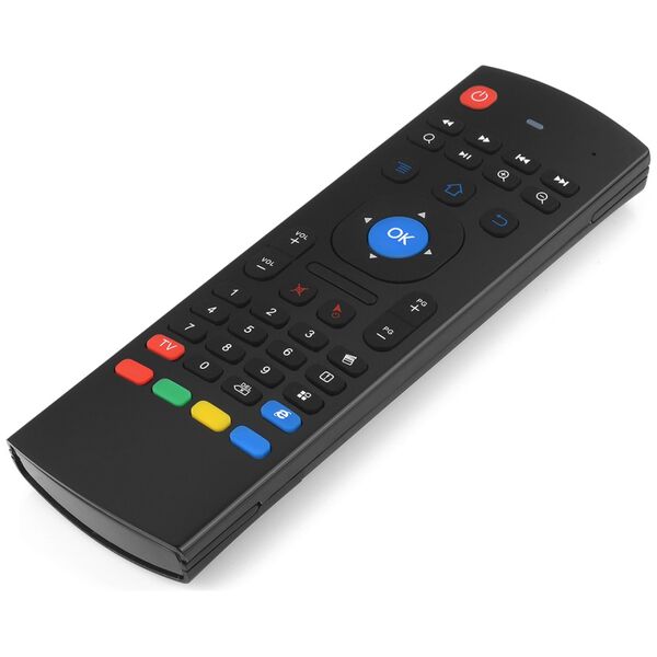 Wireless remote control No brand MX3, Air mouse, USB 2.4GHz, Microphone, IR learning, Black - 13048 έως 12 άτοκες Δόσεις
