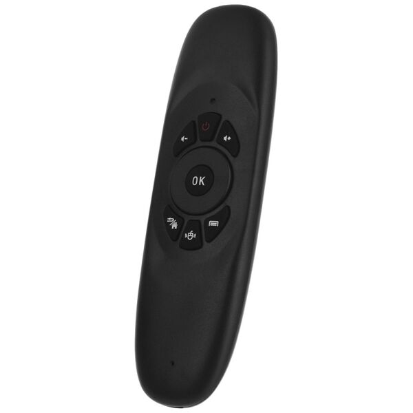 Wireless remote control No brand C120, Air mouse, USB 2.4GHz, Microphone, IR learning, Black - 13052 έως 12 άτοκες Δόσεις