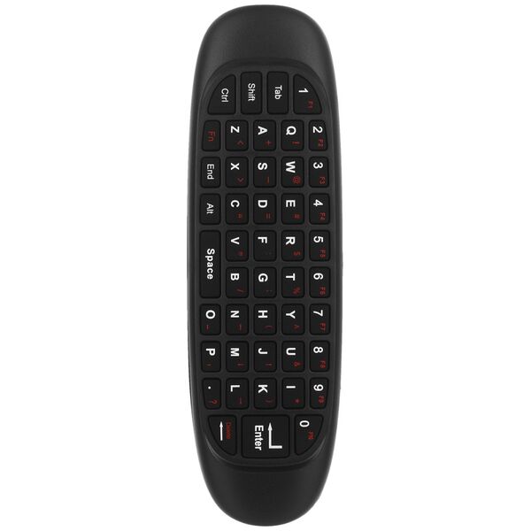 Wireless remote control No brand C120, Air mouse, USB 2.4GHz, Microphone, IR learning, Black - 13052 έως 12 άτοκες Δόσεις