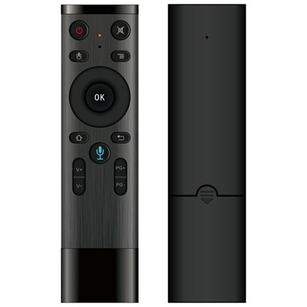 Wireless remote control No brand Q5, Air mouse, USB 2.4GHz, Microphone, IR learning, Black - 13054 έως 12 άτοκες Δόσεις