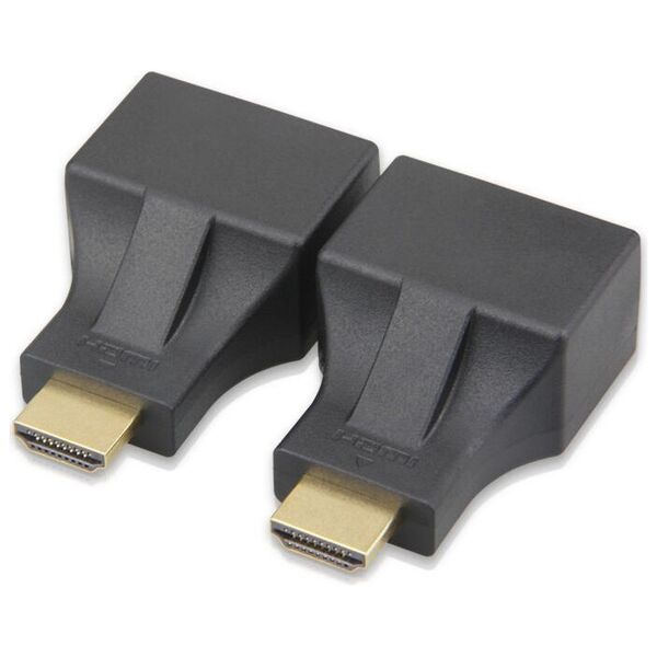 Extender HDMI μέσω LAN CAT-5e/6, OEM, Μαύρο - 17165