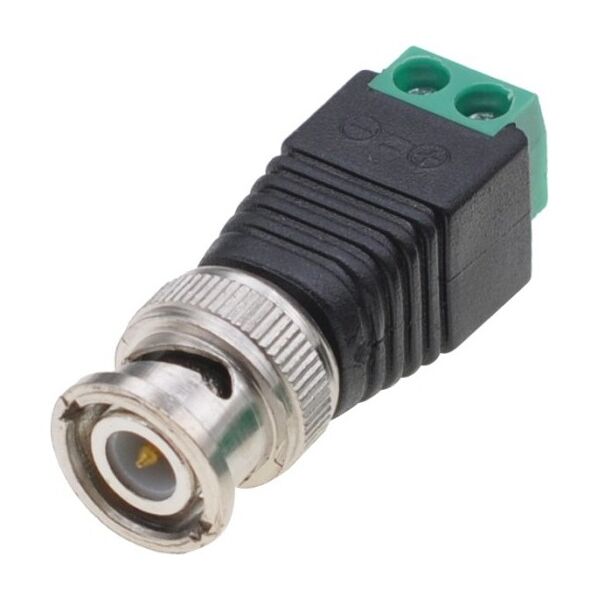 Connector DeTech, BNC M - Screw Terminal, 10pcs., Black - 17168