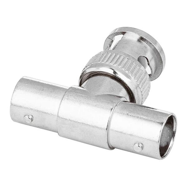 Connector DeTech, BNC M - 2xBNC F, 10pcs. - 17174