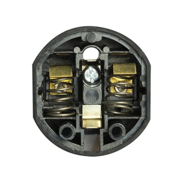 Adapter No brand BX-9625, UK to EU Schuko, 220V, High Quality, Black - 17701