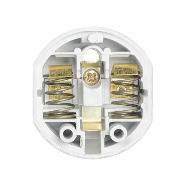 Adapter No brand BX-9625, UK to EU Schuko, 220V, High Quality, White - 17702