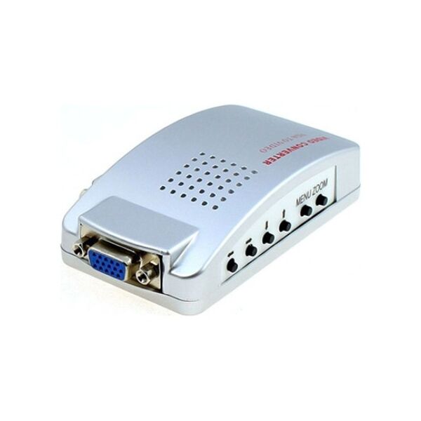 Μετατροπέας VGA σε AV/S-Video+VGA, ΟΕΜ, Ασημί - 18299
