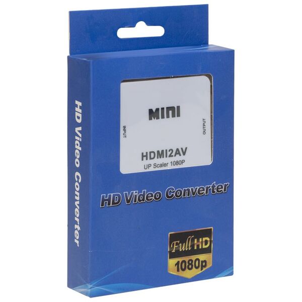Μετατροπέας AV σε HDMI,ΟΕΜ, Λευκό - 18257