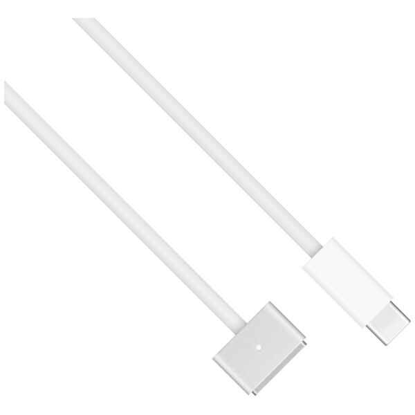Καλώδιο DeTech, USB Type-C to Mag Safe 3, 2.0m, Λευκο - 18381