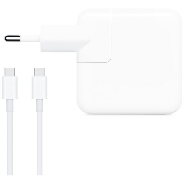 DeTech Τροφοδοτικό Ρεύματος, Για Apple, 29W, Type-C, Λευκο - 328