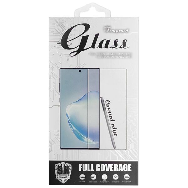Fullscreen tempered glass No brand, For Samsung Galaxy Note 10, 3D, 0.3mm, Μαύρο - 52556