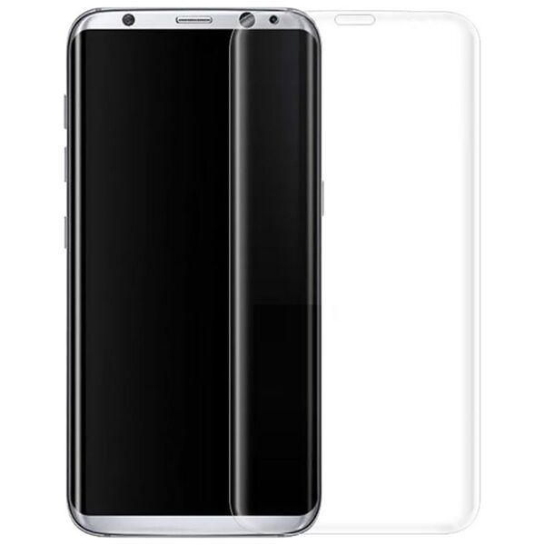 Tempered glass, No Brand, Για Samsung Galaxy S8, Full glue, 0.3mm, Διαφανής - 52427