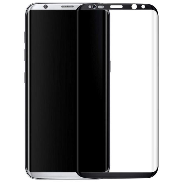 Tempered glass No Brand, 3D, Για Samsung Galaxy S9, Full glue, 0.3mm, Μαυρο - 52429