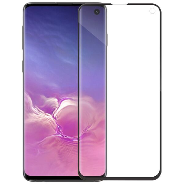 Tempered glass Mocoson Nano Flexible, Full 5D, για το Samsung Galaxy S10, 0.3mm, Μαυρο - 52541